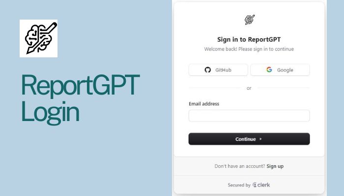 ReportGPT Login